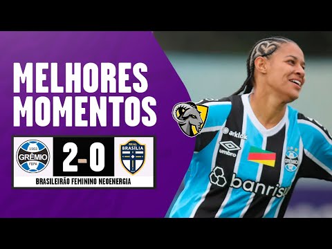 Gols e lances de Grêmio x Real Brasília