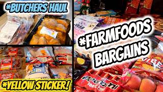 WHAT'S NEW IN FARMFOODS? + Butchers haul & amazing yellow sticker deals!