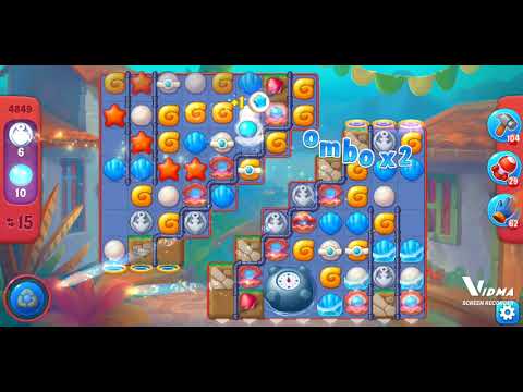 Fishdom. 4849 hard level no boosters and diamonds