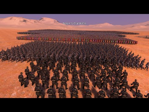 70 Nazi Zombies vs 22,500 Medieval Troops Ultimate Epic Battle Simulator