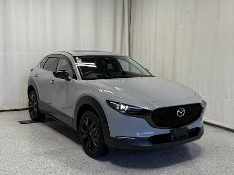 2025 Mazda CX-30 GT w/Turbo AWD in Gray for sale at Park Mazda in Sherwood Park, AB
