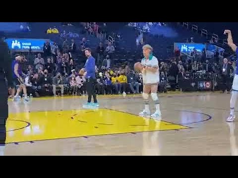 Will Ferrell Makes Appearance at the Warriors Game