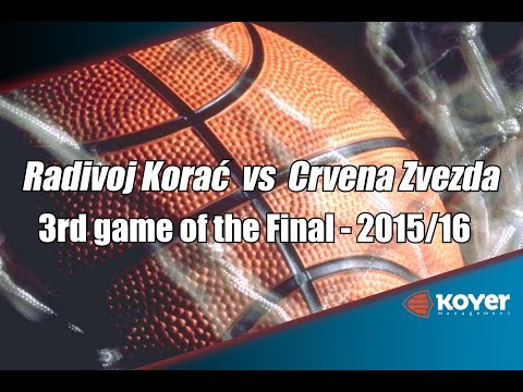 Radivoj Korac vs CrvenaZvezda 73:63, 3rd game of the final