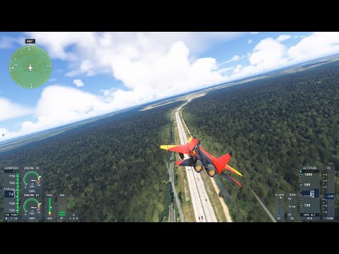 A14 Baustelle Magdeburg bis Wittenberge im  Flight Simulator 2024