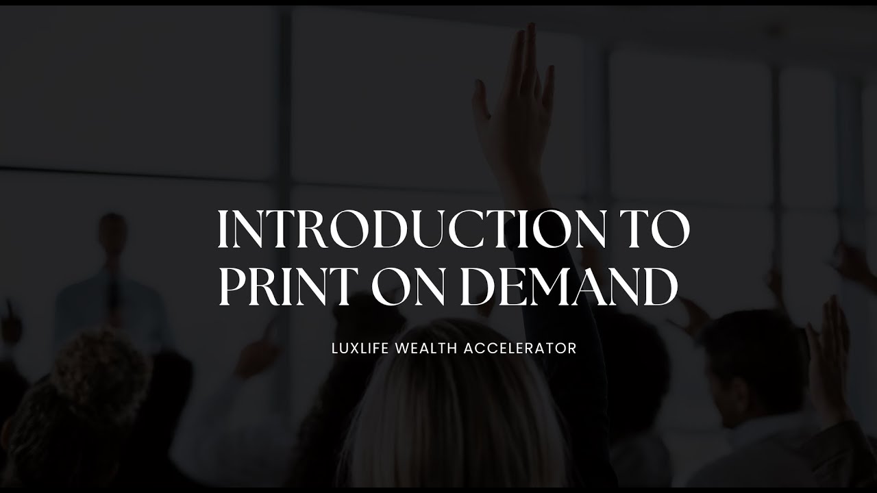 Introduction to Print on Demand