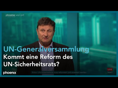 Joachim Weber und Prof. Stefan Fröhlich zur 77. Sitzung der UN-Generalversammlung am 21.09.22