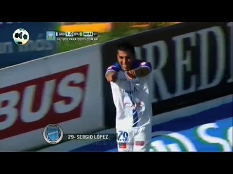 Gol Sergio López - Godoy Cruz 1 Vs Defensa y Justicia 0 - Primera División 2014