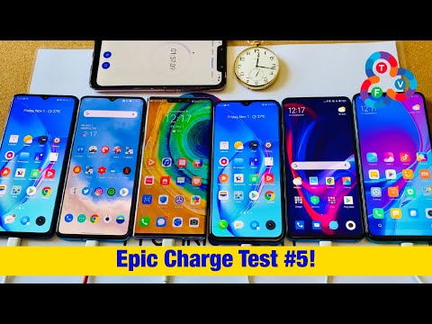 Realme X2 Pro vs OnePlus 7T vs Mate 30 Pro vs Mi 9T Pro vs Redmi Note 8 Pro - Epic Charge Test #5!