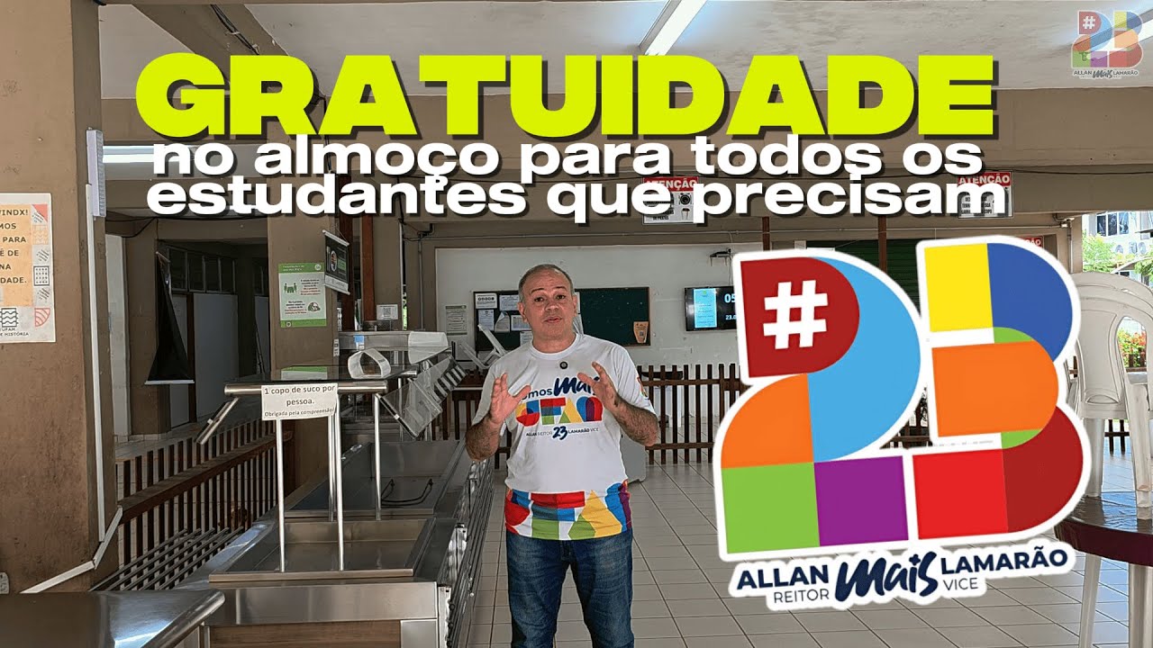 Almoço gratuito para todos os que precisam - Chapa 23 - "Somos Mais Ufam"