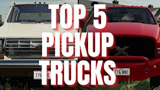 TOP 5 PICKUPS FOR CONSOLE IN 2023 | Farming Simulator 22