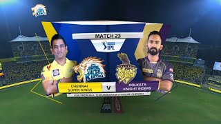 🔴 LIVE : Chennai Super Kings vs Kolkata Knight Riders 21th Match live IPL 2020 : CSK VS KKR LIVE
