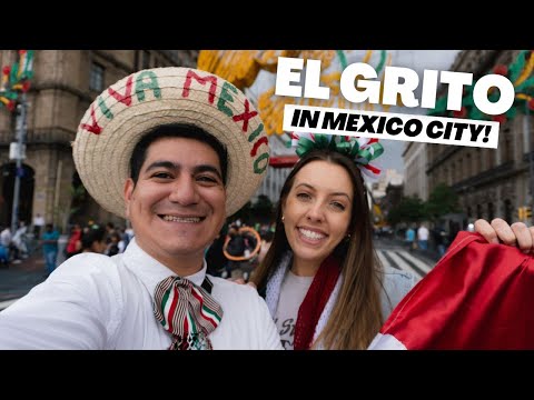 Our first time at EL GRITO in Mexico City 🇲🇽 Fiestas Patrias 2022 - Día de Independencia 2022