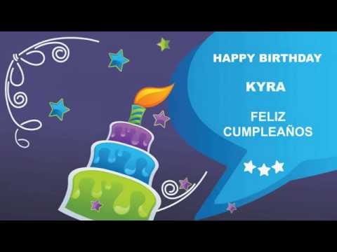 Kyraespanol Keera pronunciacion en espanol   Card Tarjeta118 - Happy Birthday