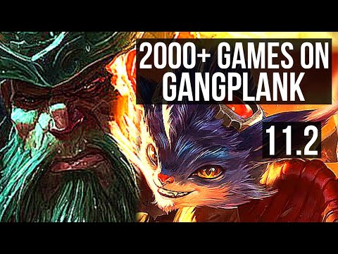GANGPLANK vs RUMBLE (TOP) (DEFEAT) | Rank 5 GP, 2.4M mastery, 2000+ games | BR Challenger | v11.2
