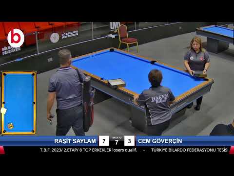 RAŞİT SAYLAM & CEM GÖVERÇİN Bilardo Maçı - 