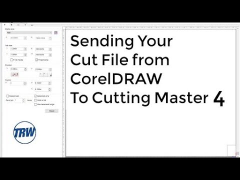 Sending Cut Files from CorelDRAW to Cutting Master 4 (Graphtec)