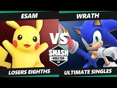 SWT NA East RF Top 8 - ESAM (Pikachu) Vs. Wrath (Sonic) Smash Ultimate Tournament