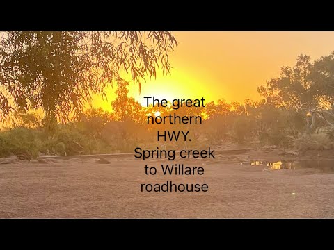 The road from Kununurra to Willare roadhouse using free camps along the way.