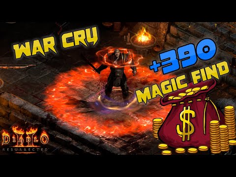 My WAR CRY Travincal Farming Build! - Diablo 2 Resurrected