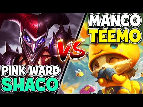 WHEN PINK WARD SHACO MEETS MANCO'S TEEMO IN HIGH ELO!! (FULL GAME)
