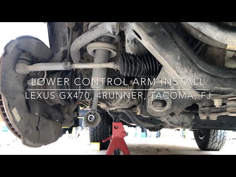 Lower control arm install (Whiteline bushings) Lexus GX470, Tacoma, 4Runner, and FJ (Part 4)