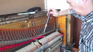 Extreme pitch raise on 100 yr old upright piano