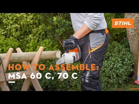 Stihl MSA 70 C-B w/ AL 101 & AK 30 in Purvis, Mississippi - Video 1