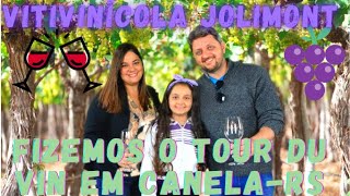 PASSAPORTE EM FAMILIA Gramado (Vlog 6) Como  a visita na Vitivincola Jolimont em Canela RS?
