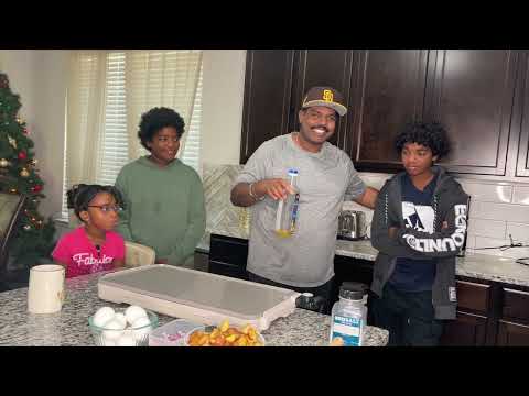 Teaching my kids How to Make American Breakfast| Ram and Pie | BLINDIAN