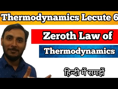 Law of Thermodynamics in hindi Laws of thermodynamics hindi Zeroth law First law of thermo