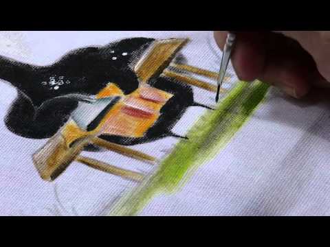 Mulher.com 08/10/2013 Beth Matteelli - Pintura em Tecido Galinha P 2/2