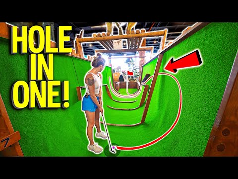 Must Play CRAZY HOMEMADE Mini Golf Course!