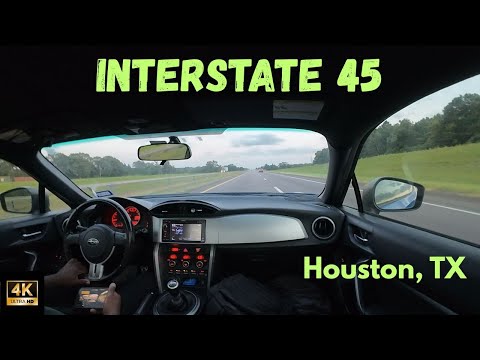 Interstate 45 South - Dallas to Houston | Stick Shift Manual Driving | POV | August 2025 | BRZ