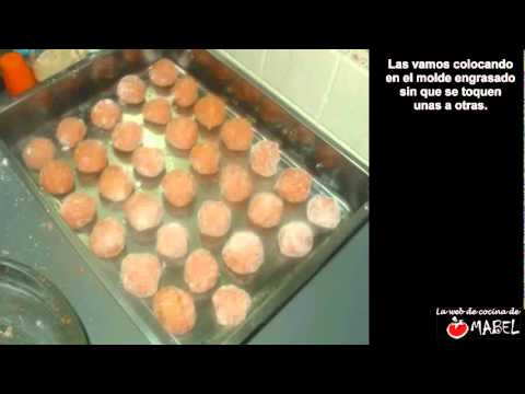 Albóndigas con salsa Española en Thermomix