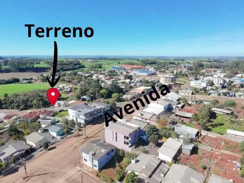 Terreno de esquina Centro de Três Palmeiras RS 