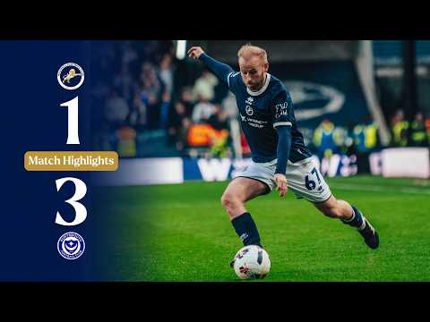 Millwall 1-3 Portsmouth | Highlights