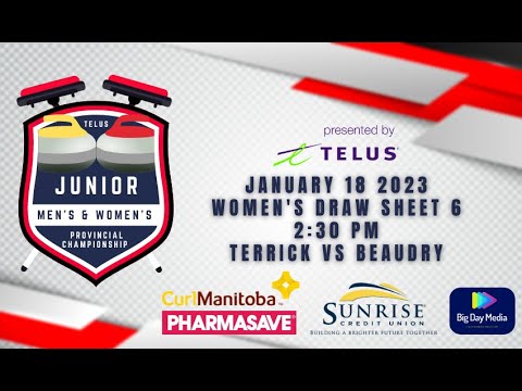 TERRICK vs BEAUDRY - 2023 TELUS Junior Men's & Women's Curling Championship - SHEET F
