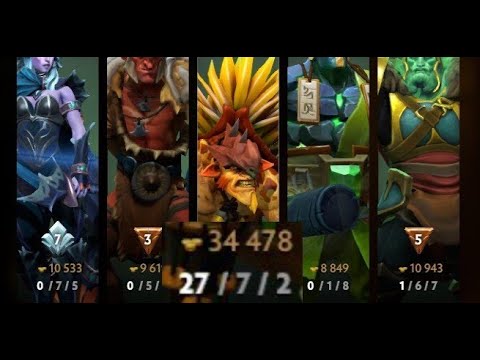 Bristleback META 2021)) solo win 27 kills, some rampages, turbo mode