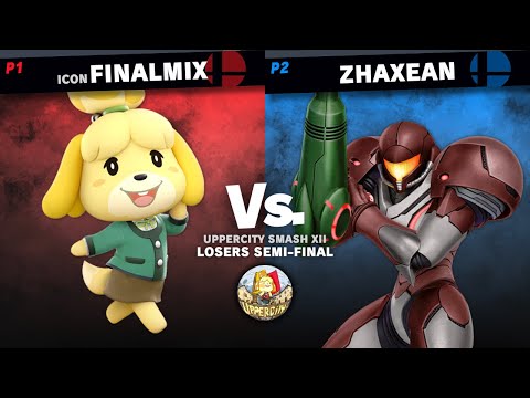 UpperCity Smash XII - FinalMix (Isabelle) vs Zhaxean (Samus, Mr. Game & Watch) - Losers Semi-Final
