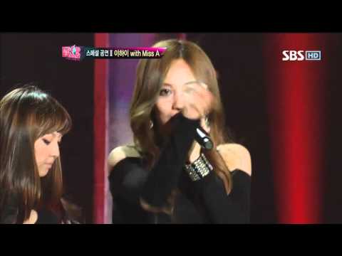 Lee HaYi With Miss A [Bad Girl Good Girl] @KPOPSTAR 20120422