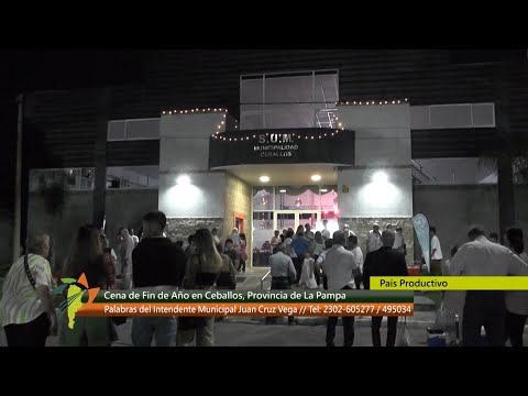 Ceballos, La Pampa. Cena de Fin de Año. 04 01 2025