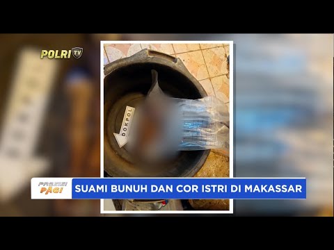 SUAMI BUNUH DAN COR ISTRI DI MAKASSAR