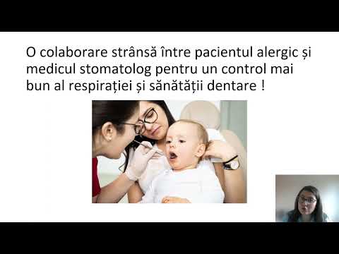 Rinita alergică și patologia orală - Dr. Andreea Ștefania David, medic stomatolog