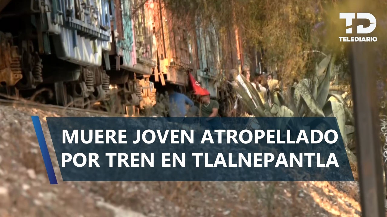 Muere menor arrollado por tren en Tlalnepantla; llevaba audífonos
