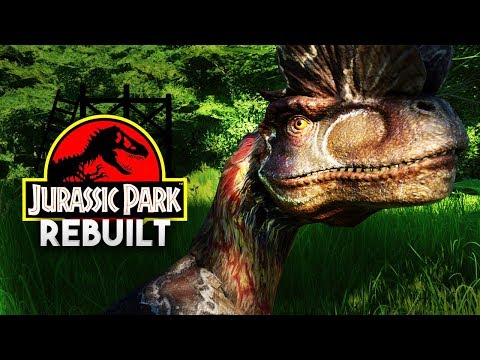 THE DILOPHOSAURUS PADDOCK! | Jurassic Park 1993 Rebuilt (Jurassic World: Evolution)