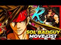Sol Badguy Move List Guilty Gear Xx Accent Core Plus R 