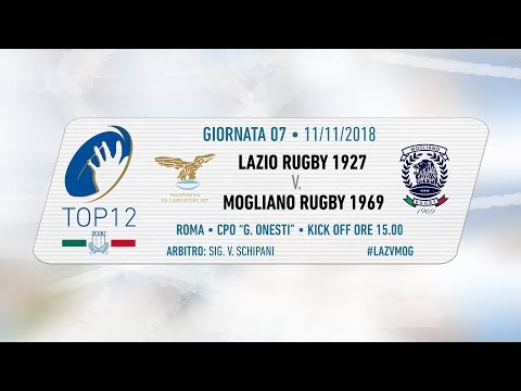 TOP12 2018/19, Giornata 7 - Lazio Rugby 1927 v Mogliano Rugby 1969