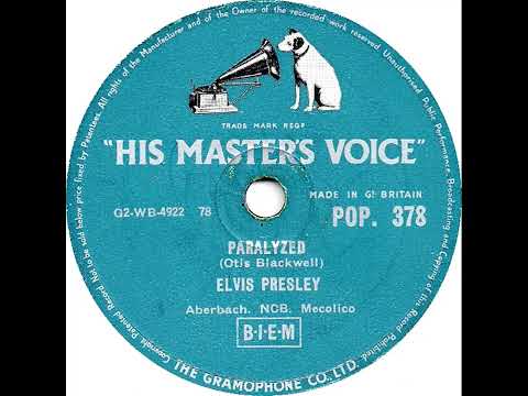 UK New Entry 1957 (119) Elvis Presley - Paralyzed
