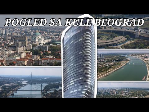 Pogled sa najviše zgrade Beograda| Kula Beograd