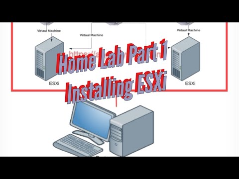 #Homelab #virtualization #Esxi [EP1] Build a home lab using your local PC  - Installing ESXi servers